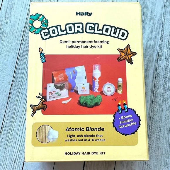 Hally Color Cloud Atomic Blonde Hair Dye kit - Picture 1 of 4
